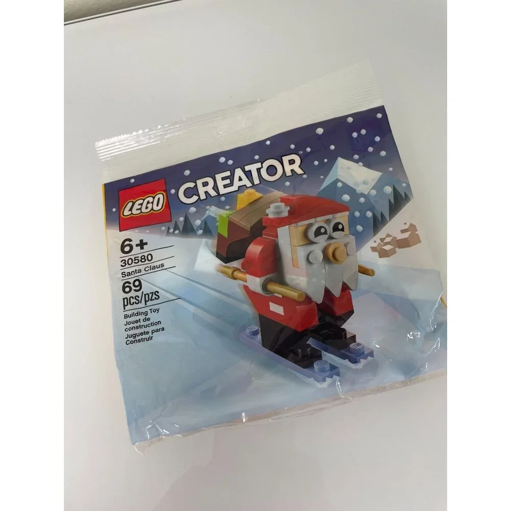 Lego Creator, NEW Sealed in Plastic Santa Clause #30580, 69 pieces, Toy, Christm
